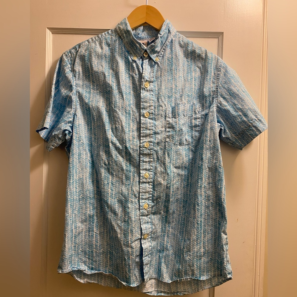 Vintage Kennington Ltd California Mens Button Up 100% Cotton Shirt size L